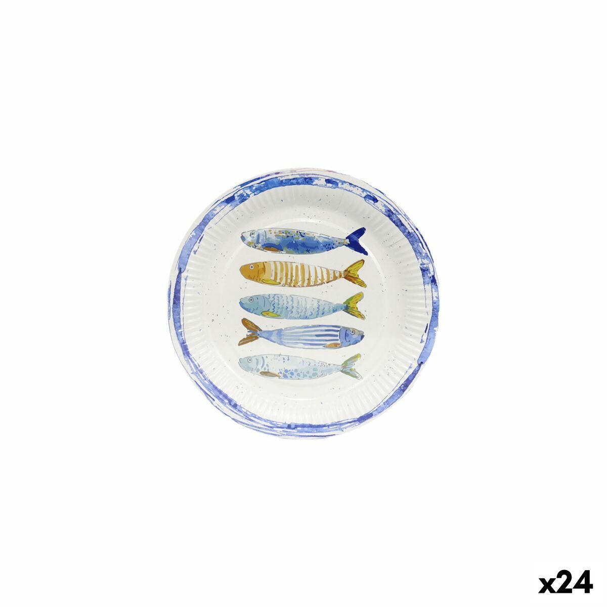 Set de Platos Inde 20 cm 10 Piezas (24 Unidades)