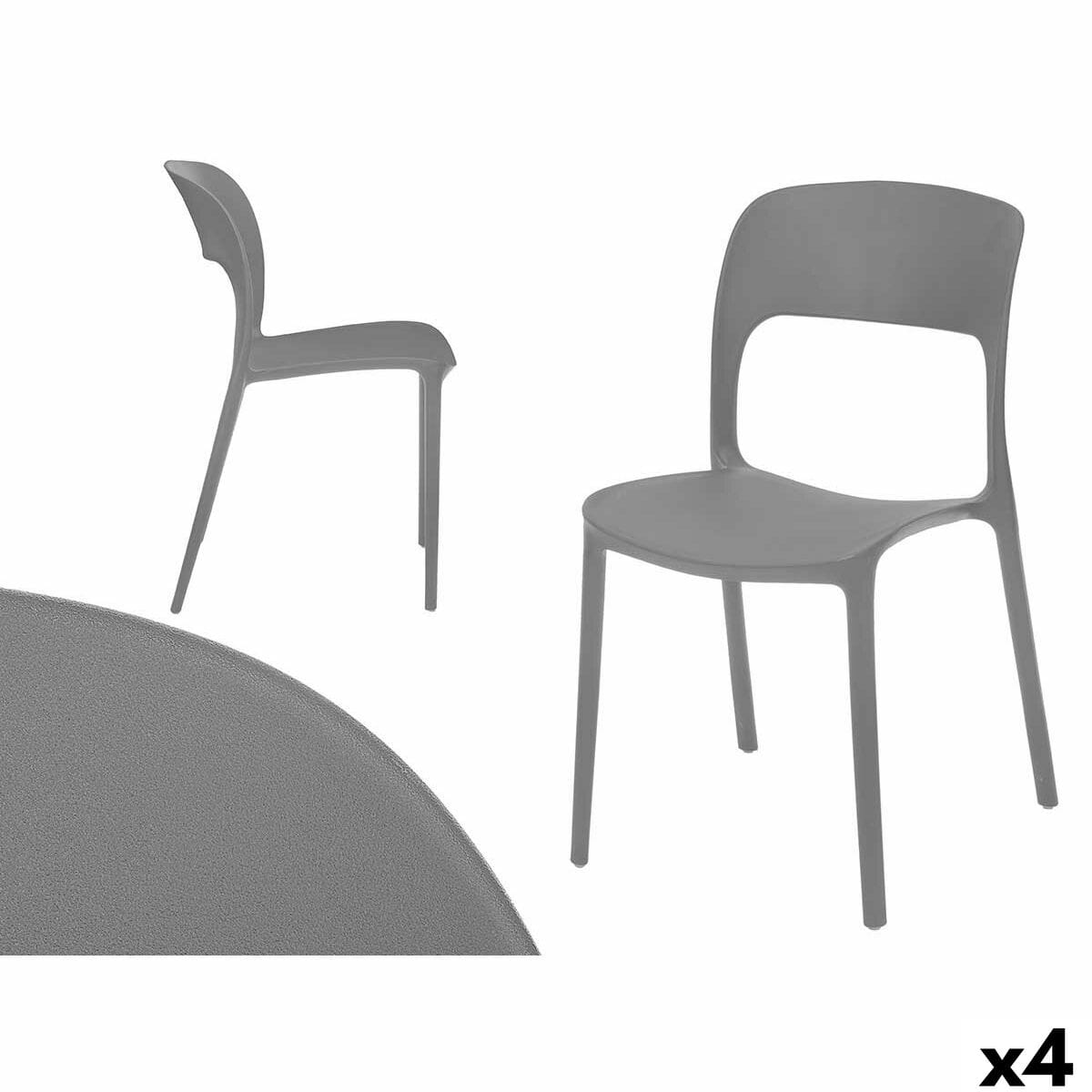 Silla apilable Gift Decor 4 Unidades