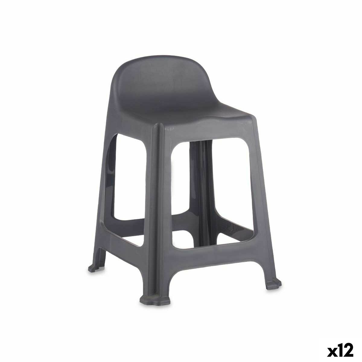 Taburete Kipit Polipropileno 40 x 59 x 44 cm (12 Unidades)