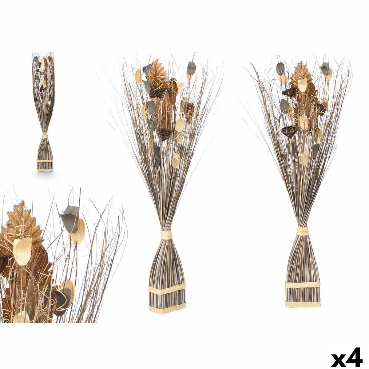 Flor Decorativa Gift Decor Gris 14 x 100 x 10 cm 8 x 100 x 18 cm (4 Unidades)