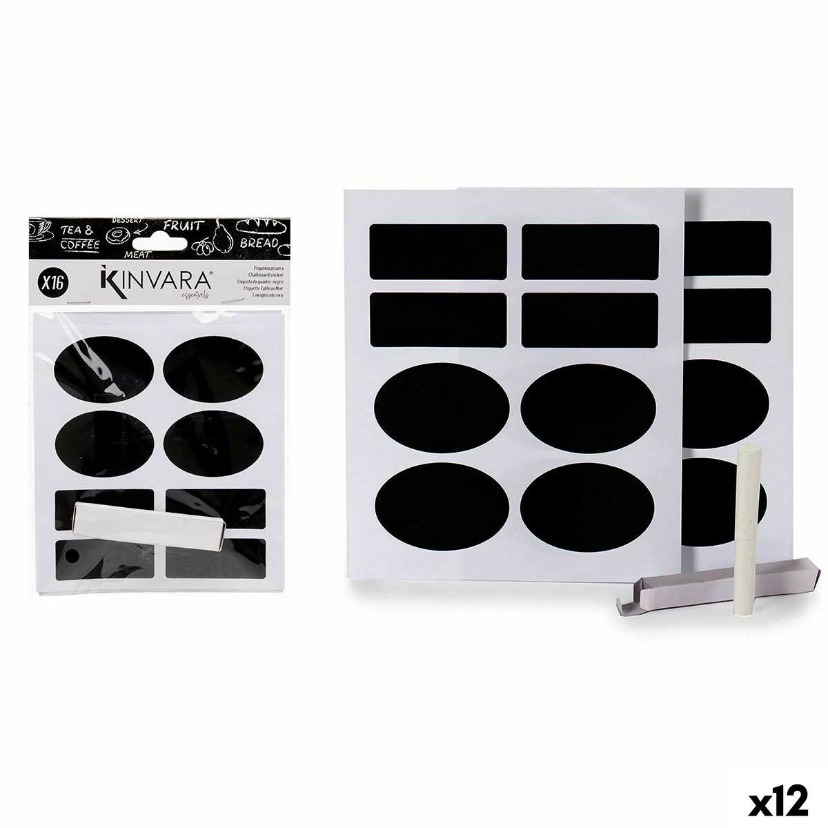 Set de pegatinas Kinvara 12 Unidades
