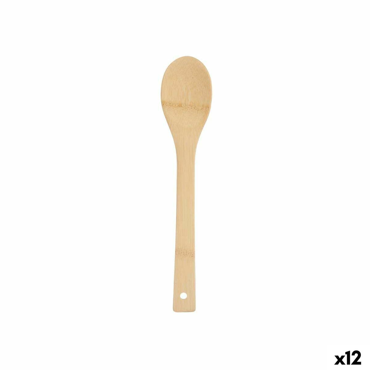 Cucharón Kinvara Bambú 6 x 30 x 0,8 cm 30 x 0,8 x 6 cm (12 Unidades)