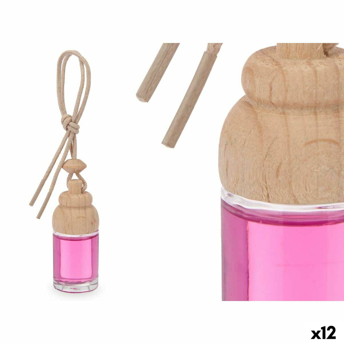Palillos de Bambú Acorde Vidrio Fragancia Orquídea 8 ml (12 Unidades)