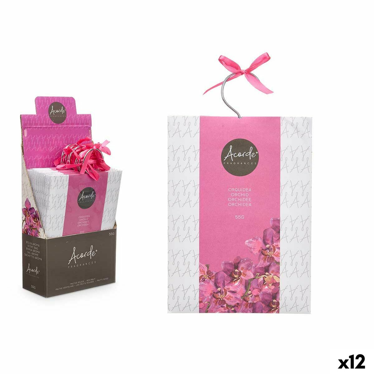 Bolsitas Aromáticas Acorde Rosa Orquídea (12 Unidades)
