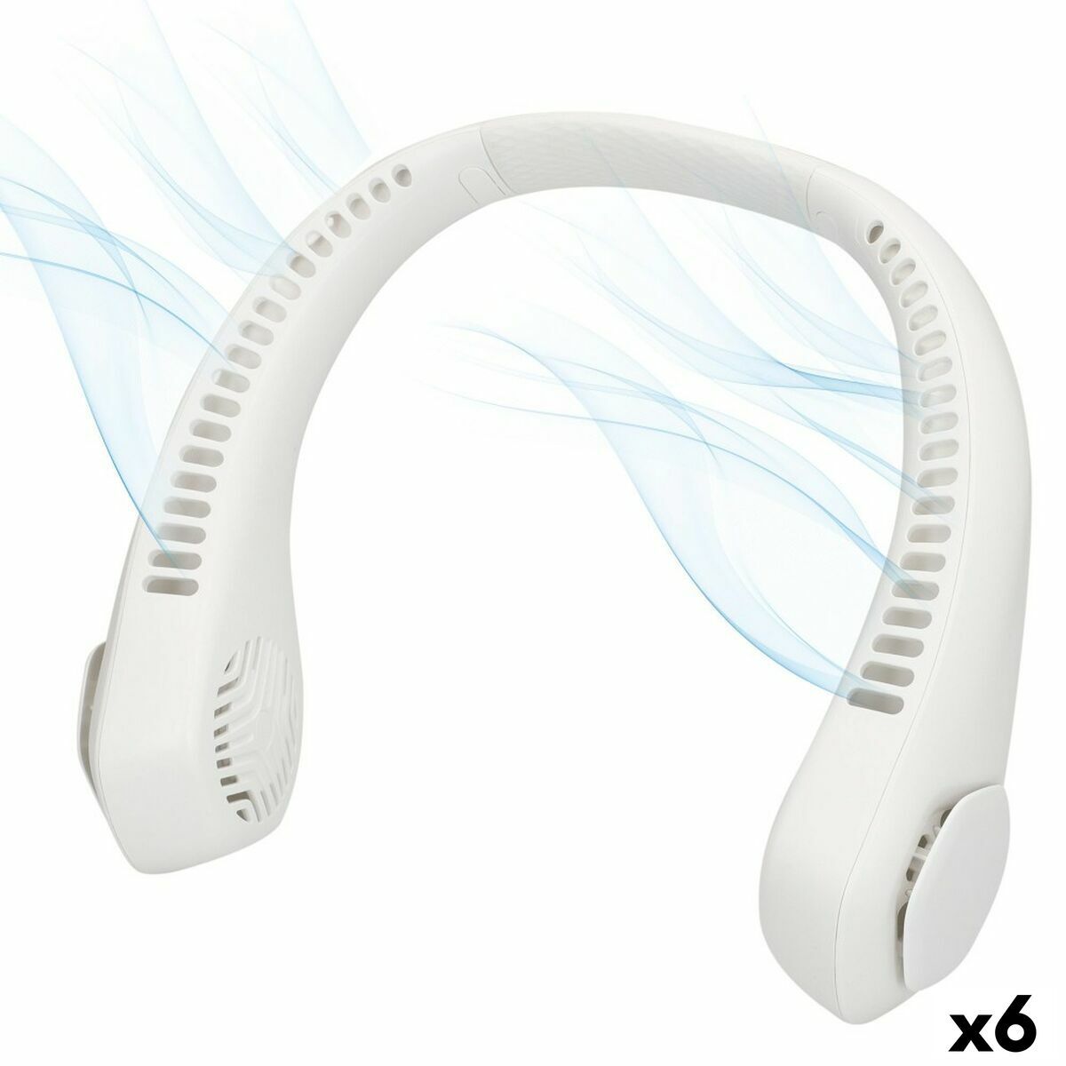 Ventilador de cuello Aktive Recargable (6 Unidades)