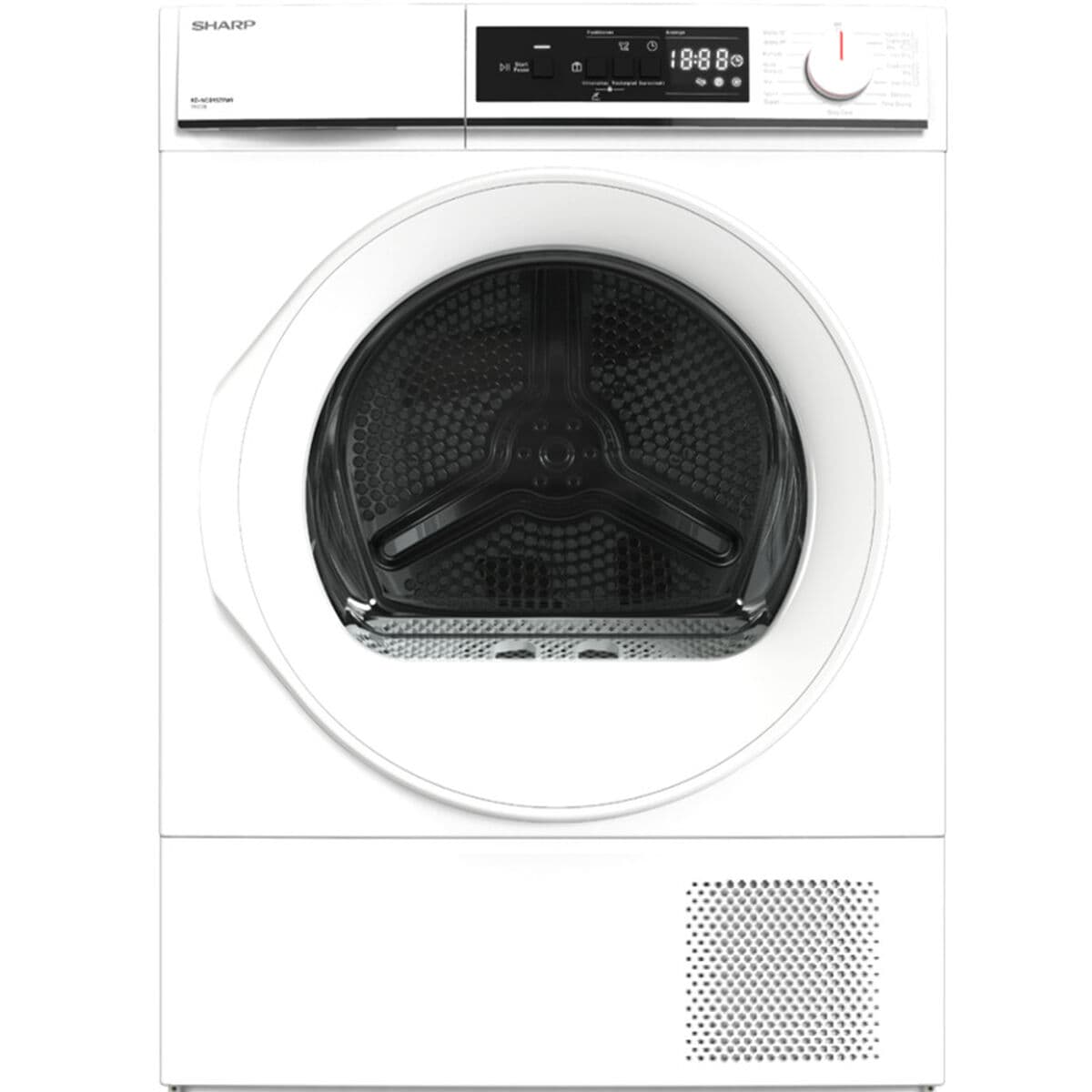 Secadora con bomba de calor Sharp KDNHA8S6GWEES 8K BC