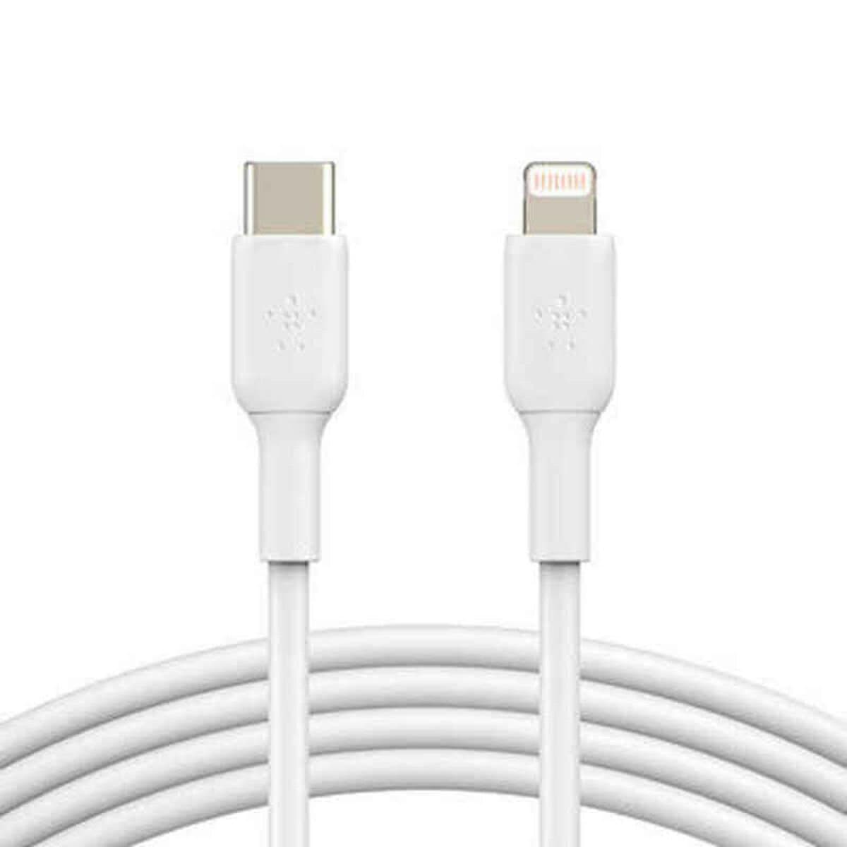 Cable USB-C a Lightning Belkin CAA003BT1MWH 1 m