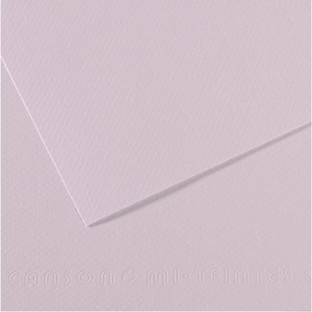 Papel de dibujo Canson Mi-Teintes 10 Hojas Lila