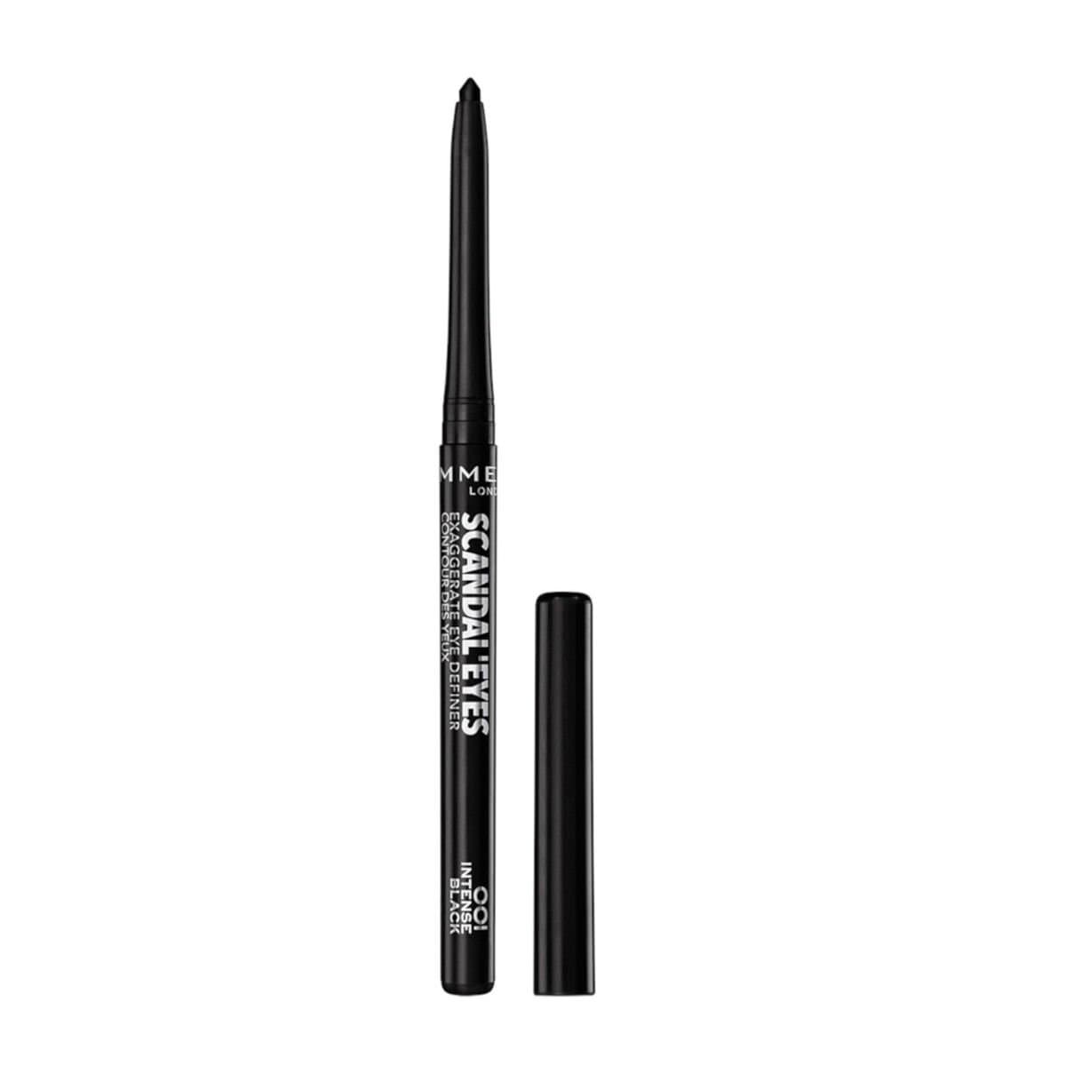Lápiz de Ojos Rimmel London Scandaleyes Automatic Negro 0,35 g Automático