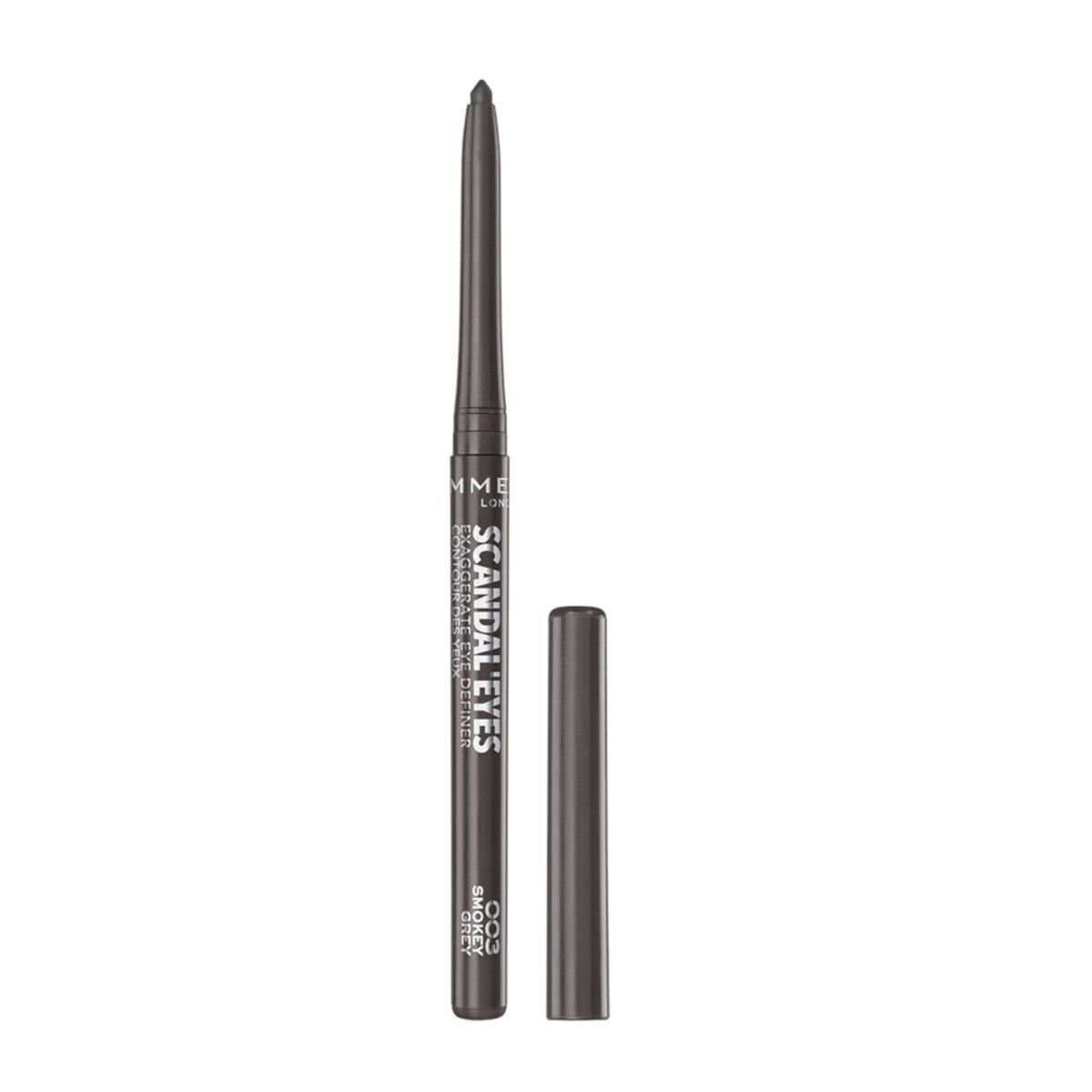 Lápiz de Ojos Rimmel London Scandaleyes Automatic Gris 0,35 g Automático