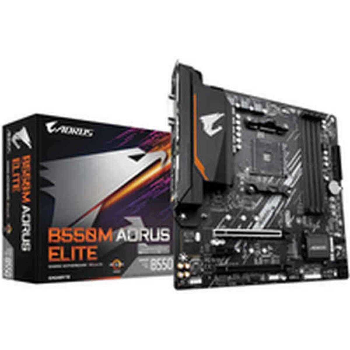Placa Base Gigabyte B550M AORUS ELITE mATX AM4 AMD AM4 AMD AMD B550