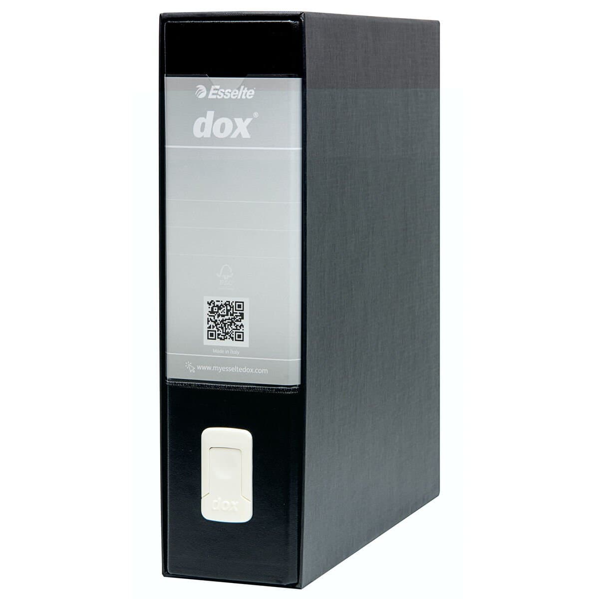 Archivador rellenable Rexel Dox 1 Negro A4