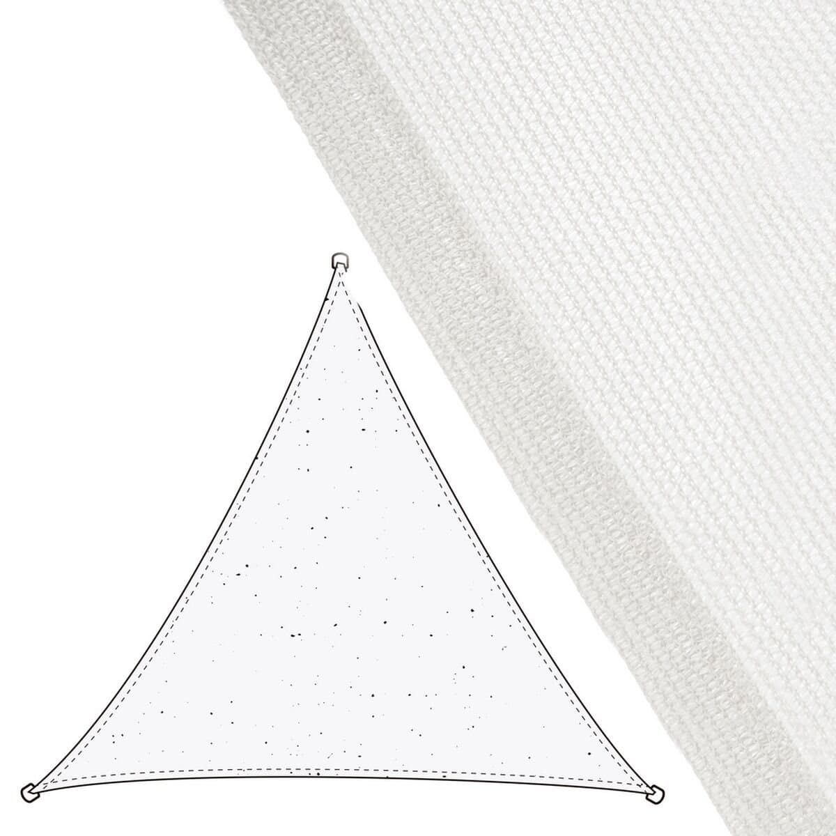 Vela de sombra Vela sombreo Blanco 5 x 5 m 500 x 500 x 0,5 cm Toldo