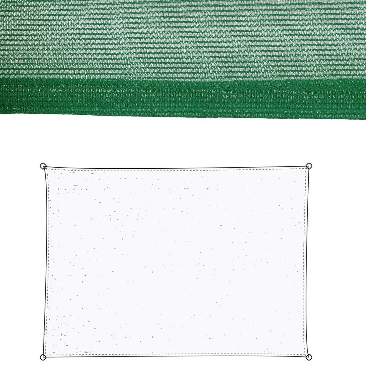 Vela de sombra Vela sombreo Verde 300 x 400 x 0,5 cm Toldo