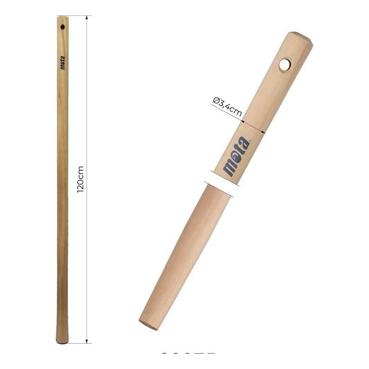 Mango de repuesto Mota amp1200 Madera 120 x 3,5 cm Azada