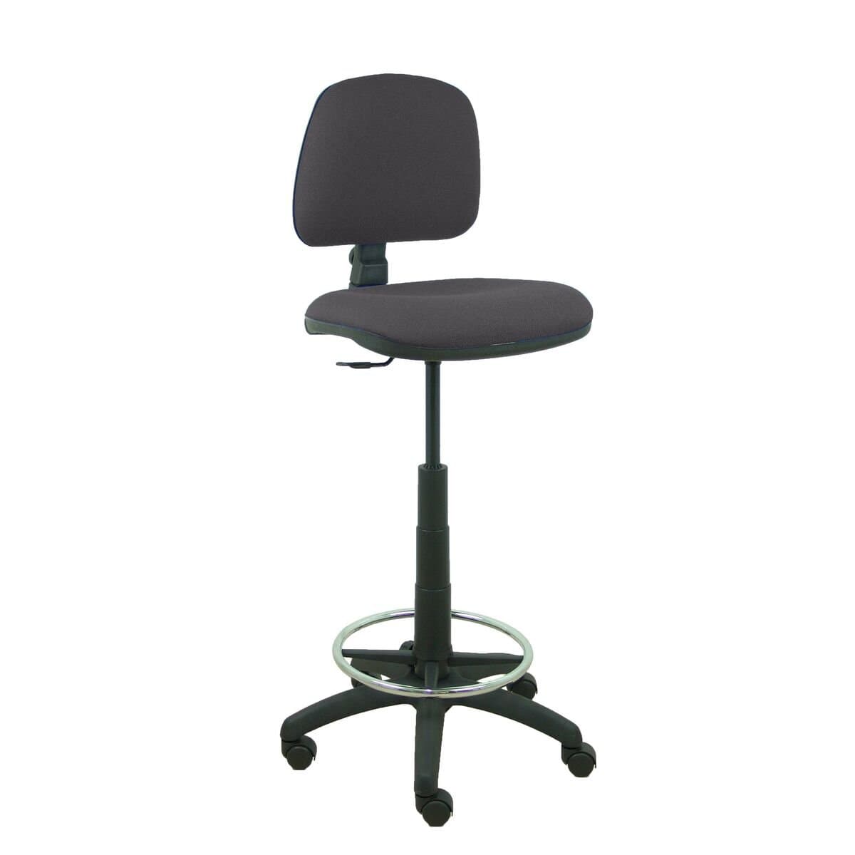 Taburete Piqueras y Crespo PB600RN Gris oscuro PVC