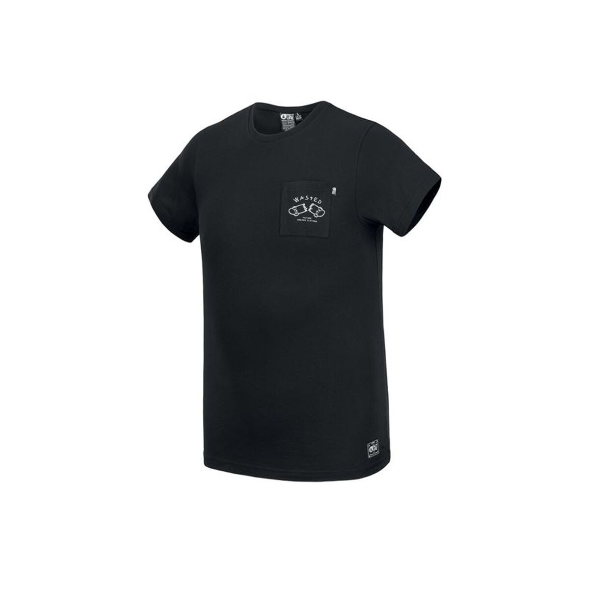 Camiseta de Manga Corta Hombre Picture MTS700.B Negro XL
